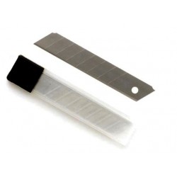 Λεπίδες Ανταλλακτικές 18mm Black Red 10τμχ